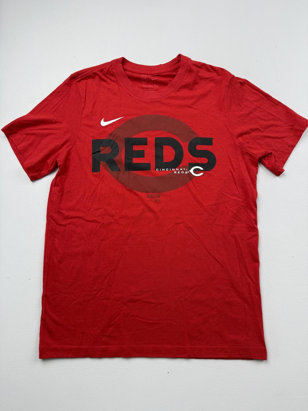 Cincinnati Reds Shirt Mens Large Red MLB Baseball Nike Big Graphic Tee